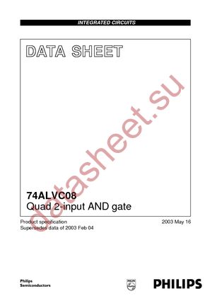 74ALVC08D,118 datasheet  